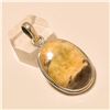 Image 1 : Howlite Pendant Solid Sterling Silver