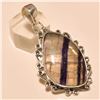 Image 1 : Flourite Pendant Solid Sterling Silver