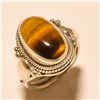 Image 1 : Tiger Eye RING Solid Sterling Silver