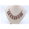 Image 1 : Sterling Silver .925  Ruby Necklace 62.18 Gram