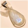 Image 1 : Moonstone Pendant Solid Sterling Silver