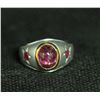 Image 1 : Sterling Silver .925 With Pink Gem Stone With Ruby  Ring 5.88Gram