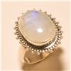 Image 1 : Moonstone RING Solid Sterling Silver