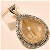 Image 1 : Golden Rutile  Pendant Solid Sterling Silver