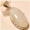 Image 1 : Moonstone Pendant Solid Sterling Silver