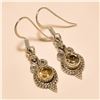 Image 1 : Citrine Earring Solid Sterling Silver