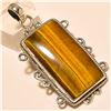 Image 1 : Tiger Eye Pendant Solid Sterling Silver