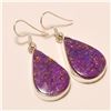 Image 1 : Copper Turquoise Earring Solid Sterling Silver