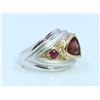 Image 3 : Sterling Silver .925 Garnet/Ruby Ring