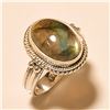 Image 1 : Labradorite RING Solid Sterling Silver