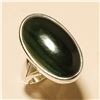 Image 1 : Malachite RING Solid Sterling Silver