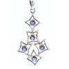 Image 1 : Silver Plated Amethyst Pendant Ctw
