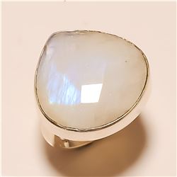 Moonstone RING Solid Sterling Silver