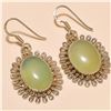 Image 1 : Chalcedony Earring Solid Sterling Silver