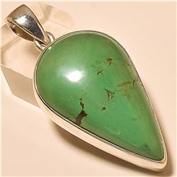 Turquoise Pendant Solid Sterling Silver