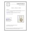 Image 3 : 14K WHITE GOLD CROSS PENDANT WITH CHAIN:2.3G/Diamond:0.18Ct