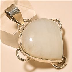 Moonstone Pendant Solid Sterling Silver