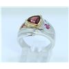 Image 4 : Sterling Silver .925 Garnet/Ruby Ring
