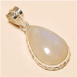 Moonstone Pendant Solid Sterling Silver