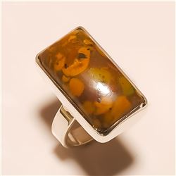 Marium Fossil RING Solid Sterling Silver