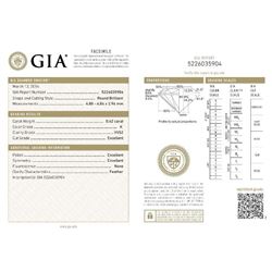 GIA/Round/K/VVS2/0.42Ct