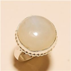 Moonstone RING Solid Sterling Silver