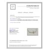 Image 3 : 14K WHITE GOLD CROSS PENDANT WITH CHAIN :2.48G/Diamond:0.14Ct