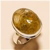 Image 1 : Golden Rutile RING Solid Sterling Silver