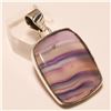 Image 1 : Flourite Pendant Solid Sterling Silver