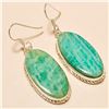 Image 1 : Amazonite Earring Solid Sterling Silver