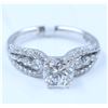 Image 3 : Silver & Cubic Zirconia Ring:3.11Gms/Cubic Zirconia:0.45Ct