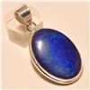 Image 1 : Blue Lapis Pendant Solid Sterling Silver