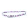 Image 3 : 14K White Gold Ruby Bracelet :16.65 Grams/Ruby:4.28Ct/Diamond:0.71Ct/#R8005