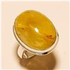 Image 1 : Golden Rutile RING Solid Sterling Silver