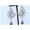 Image 3 : Earring And Pendant Set Gold Weight 5.85Gram And Silver Weight 48.56 Gram Diamond 4.88Ct Color Stone