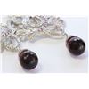 Image 4 : Earring And Pendant Set Gold Weight 5.85Gram And Silver Weight 48.56 Gram Diamond 4.88Ct Color Stone