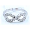 Image 1 : 14K WHITE GOLD Diamond Ring:3.42 Grams1120/DIAMOND:0.48CT/#R8013