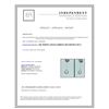 Image 3 : 14K WHITE GOLD EARRING 2.80GRAM  DIAMOND 0.76CT