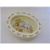 Image 1 : A ROYAL DOULTON 'BUNNYKINS' DISH, oval with high edge, transfer design by Barbara Vernon, length...