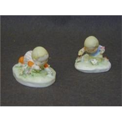 MABEL LUCIE ATTWELL FOR ROYAL ADDERLEY, a pair of figurines, 'Little Wanderer' and 'Picking Flowe...