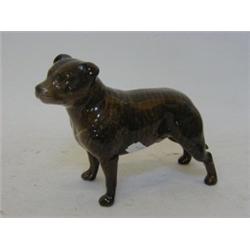 A BESWICK STAFFORDSHIRE BULL TERRIER 'BANDITS BRINTIGA' No.1982A  150-180...