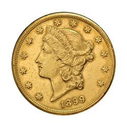 $20 Gold Liberty Double Eagle (Minted 1877-1907)