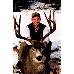 7 Day Mule Deer Rut Hunt for 2 Hunter