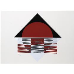 Jesus Rafael Soto, Ovalo Rojo, Screenprint