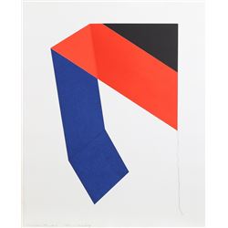 Jack Sonenberg, Dimensions 2, Aquatint Etching with String Collage