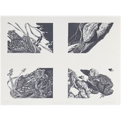 Jack Beal, Frogs and Toad, Lithograph