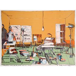 Robert Andrew Parker, Sunday Dinner for a Soldier, Silkscreen