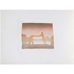 Jean-Michel Folon, Untitled, Aquatint Etching