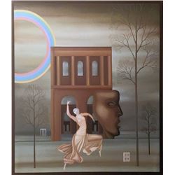 Igor Galanin, Invitation to Dance, Oil Painting