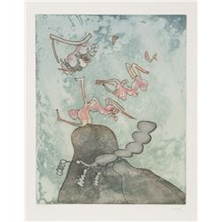 Roberto Matta, Cosi Fan Tutti - 225, Aquatint Etching